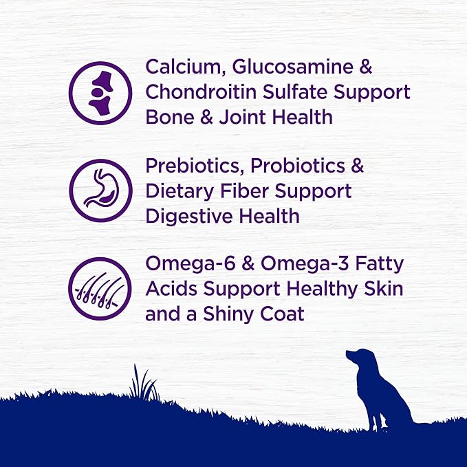 Wellness Complete Health Dry Dog Food, Large Breed, Wholesome Grains, Natural, Chicken & Brown Rice Recipe, (15-Pound Bag)