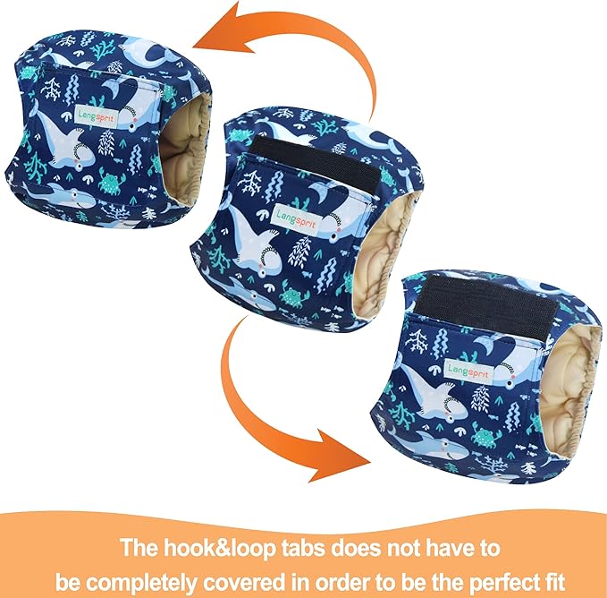 Langsprit Male Belly Bands for Dogs (Pack of 3) - Dog Diapers Male - High Absorbing Dog Wraps Washable - Reusable Small Doggy Doggie Puppy Dog Diapers (Medium,Waist:14-16.5 inches)
