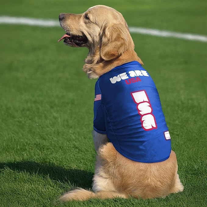 Littlearth Stretch Pet Jersey - Officially Licensed FIFA World Cup 2026 Teams, Sizes: X-Small to X-Large