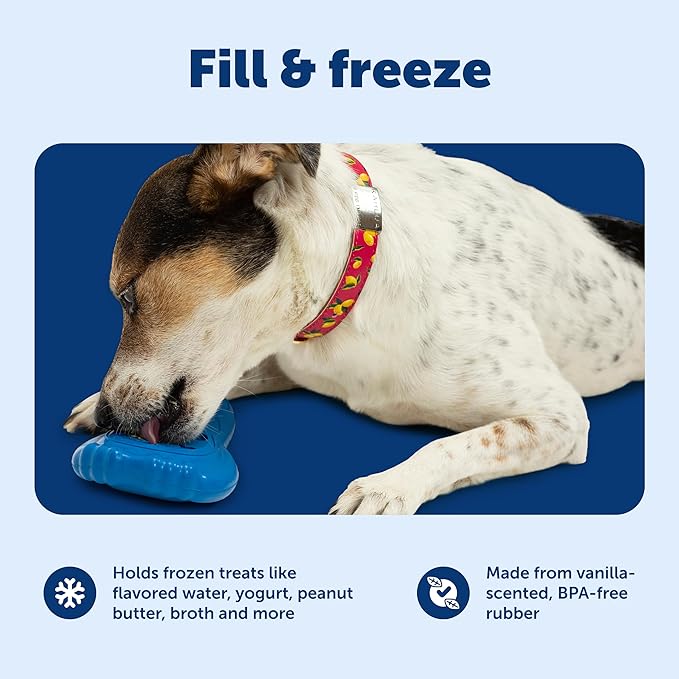 PetSafe Freezable Treat Holding Chilly Penguin - Durable,Vanilla-Scented,Rubber,Freezable Interactive Pet Puzzle for Boredom or Separation Anxiety - for Medium & Large Dogs,(Pack of 2)