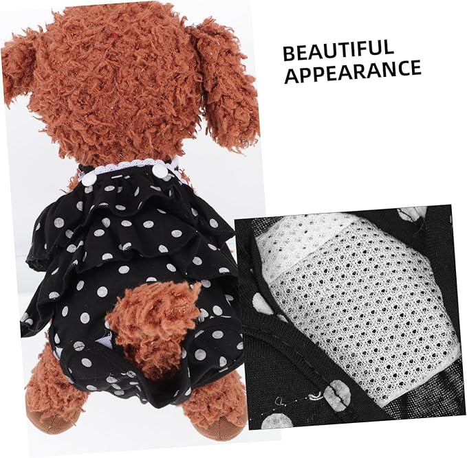 1pc Pet Physiological Pant for Dogs Menstruation Skirt Dots Prevents Leaks and Mating During Heat Comfortable and Stylish Pet Diaper