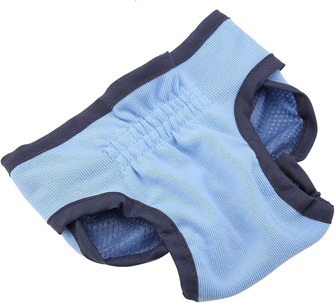 Yinhing Dog Female Physiological Pants Premium Polyester Underwear Pet Sanitary Diaper Elastic Band Hook Hoop Closure Small Medium Large Dogs (M)