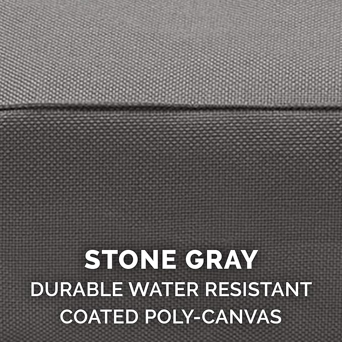 Furhaven Replacement Dog Bed Cover Water-Resistant Indoor/Outdoor Logo Print Oxford Polycanvas Mattress, Washable - Stone Gray, Jumbo (X-Large)