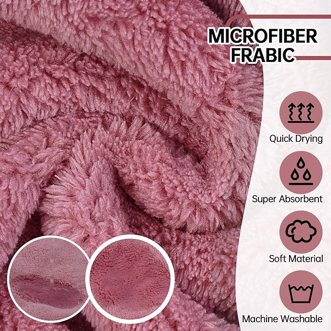 Microfibre Dog Drying Coat for After Bath - Absorbent, Fast Drying Dog Robe, Magic Sticker & Belly Strap for Small, Medium, Large Dogs & Cats