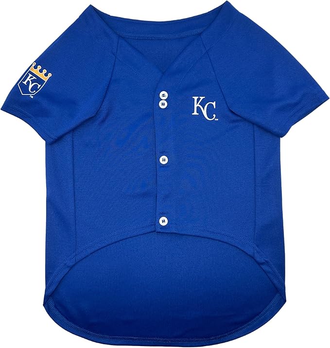 Pets First MLBPA Bobby WITT Jr. Player Jersey #7 Pet Jersey - MLB Kansas City Royals Mesh Players, Size X-Large