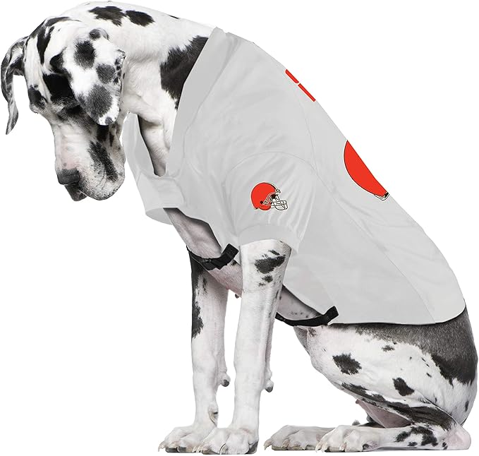 Littlearth NFL Cleveland Browns Stretch Pet Jersey, Team Color, Big Dog