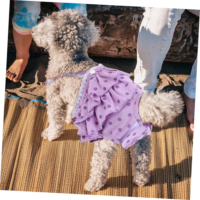 1pc Pet Diaper for Dogs Sanitary Pants Breathable Material for Leak Protection for Female Dogs During Menstruation