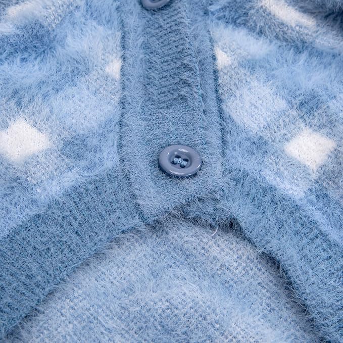 Dog Sweater, Sweaters for Small Dogs, Warm Soft Pet Clothes for Puppy, Medium Large Cat, Dogs Girl or Boy, Dog Shirt for Winter Christmas (Blue, X-Small)