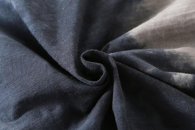 Dog Cotton Black Grey Tie Dye T-Shirts Soft and Stretchy Breathable Pet Shirt Pajamas Pets Clothes for Large Dogs,XL Grey