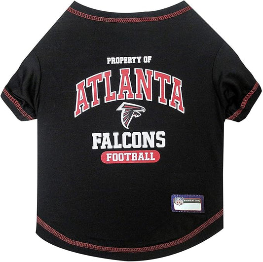 NFL Atlanta Falcons Dog T-Shirt for Pets, Size X-Large. Officially Licensed Pet Shirt with Team Logo, Soft Stretchable Comfort Fit Apparel for Dogs & Cats