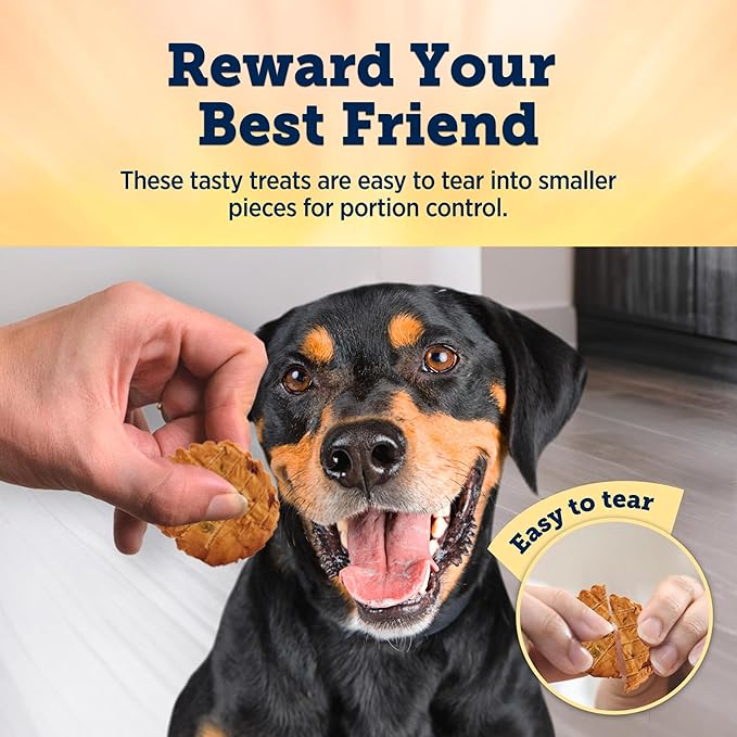 Blue Buffalo True Chews Dog Treats Made in the USA with Natural Ingredients Chicken Pot Pie (Pack of 6)