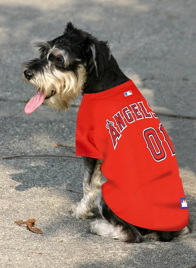 Official MLB Los Angeles Angels Pet Jersey for Dogs & Cats, Size XX-Large - Stylish Baseball Jersey for Your Furry Fan- Show Off Team Spirit with The Perfect Fan Apparel Gear for Pet, Dog & Cat