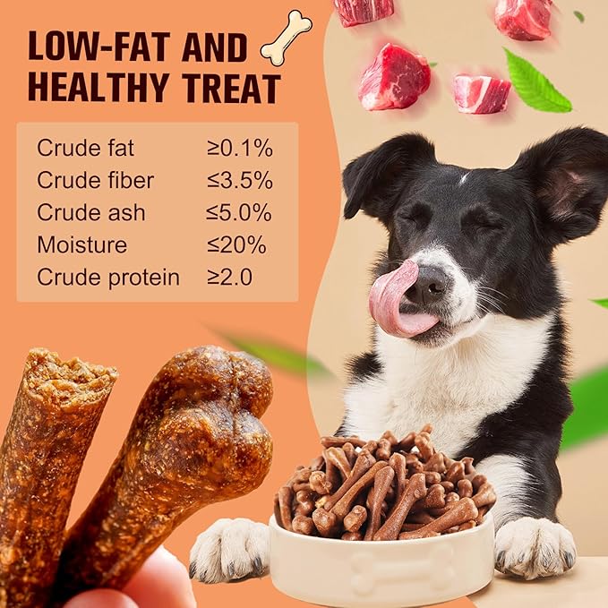 Dental Chew Bone Sticks for Dogs - Beef Flavor Teeth Cleaning Treats, Chew Toy for Small to Medium Dogs, Healthy Teeth Cleaning Treats (S, Chicken)