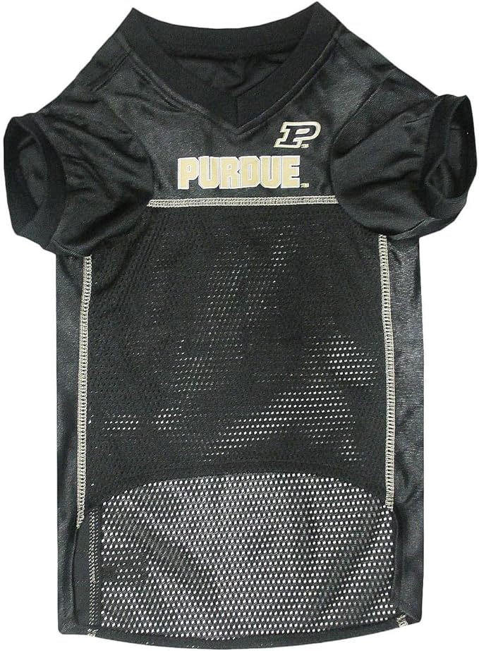 Pets First NCAA College Purdue Boilermakers Mesh Jersey for DOGS & CATS, Small.Licensed Dog Jersey with your Favorite Football/Basketball College Team
