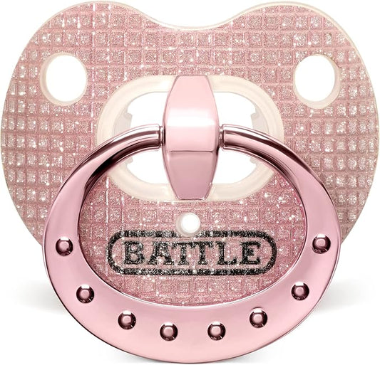 Battle Sports Binky Oxygen Football Mouthguard - Detachable Strap, Maximum Breathability, Works with Braces & No Boiling Required