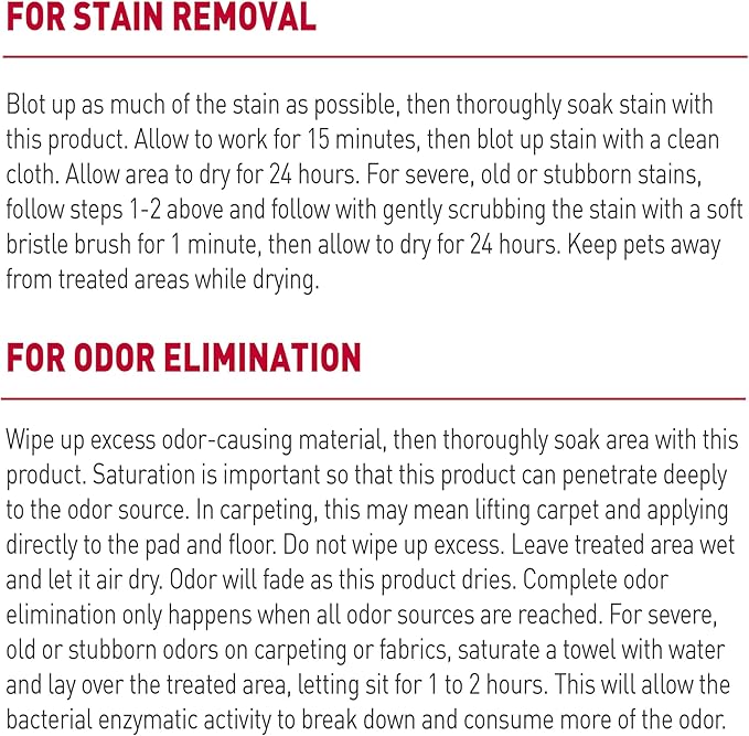 Nature’s Miracle Advanced Stain and Odor Eliminator Foam Cat 17.5 Ounces, for Severe Cat Messes, Aerosol