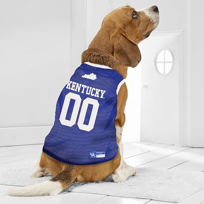 Pets First NCAA Basketball Pet Jersey KENTUCKY WILDCATS Dog Jersey, Medium (KY-4020-MD)