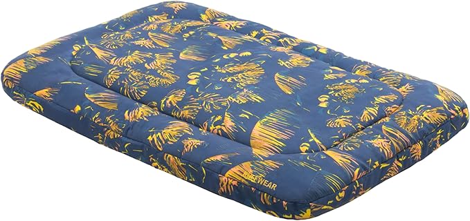Ruffwear, Basecamp Foldable Dog Bed, Portable, Waterproof, Non-Slip, Recycled Insulation for Outdoor, Crate, & Travel Use, Durable, Comfortable Microsuede Surface, Deep Jungle, Small