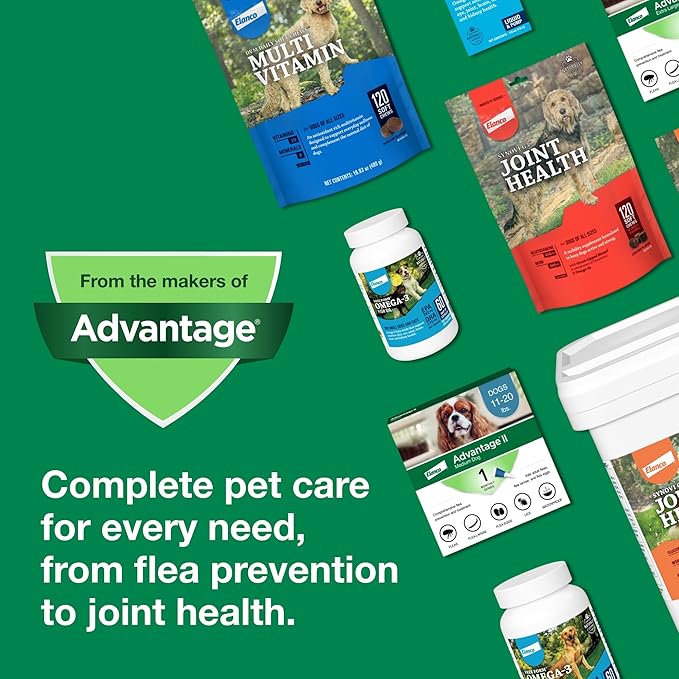Advantage II Medium Dog, 4 pack