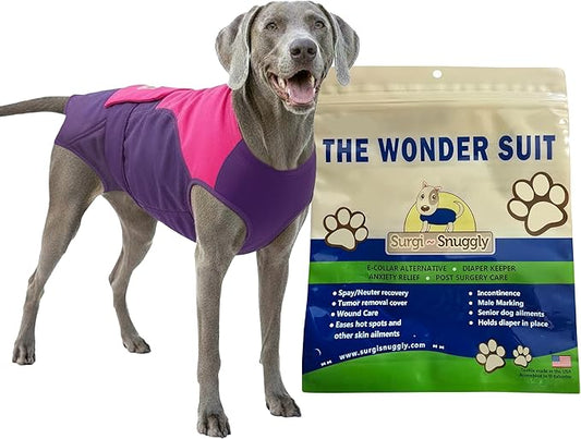 Female Dog Diapers Cover and Male Dogs Diapers Suit- Works with Disposable and Washable Dog Diapers Too, Wrap Around Legs for Superior Fit - Fits (S - PP)