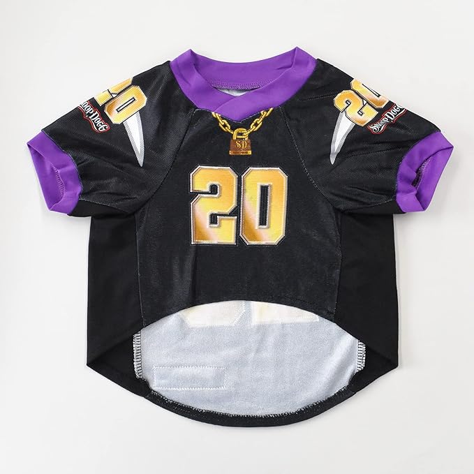 Snoop Doggie Doggs Deluxe Pet Jersey, Off The Chain, Large