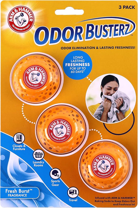 Arm & Hammer Odor Busterz Fresh Burst (3 count) (Pack of 12)