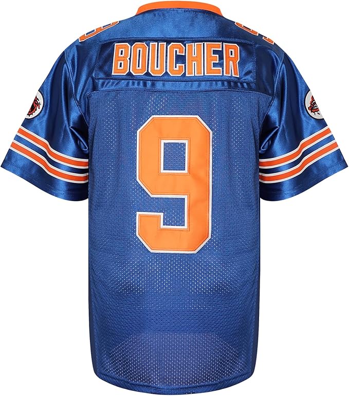 Phoneutrix Bobby Boucher #9 The Waterboy Adam Sandler Movie Mud Dogs Bourbon Bowl Football Jersey