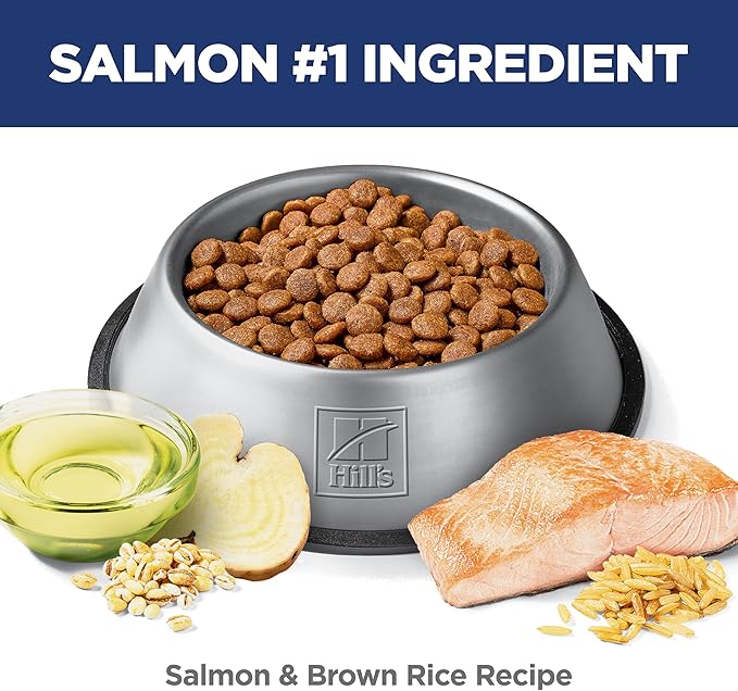 Hill's Science Diet Adult 1-6 Sensitive Stomach & Skin Dry Dog Food, Salmon Recipe, 12 lb. Bag