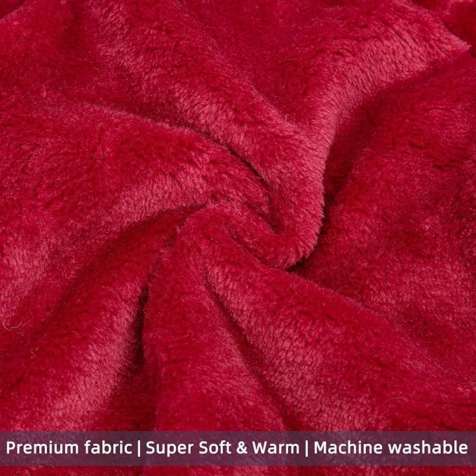 FabriCastle Dog Hoodie Sweater for Small Dogs Boy and Girl, Dog Clothes XS XXS Puppy Sweatshirt, Pet Outfit, Cat Clothing Super Soft Warm Snap On Closure (Wine red, Small)
