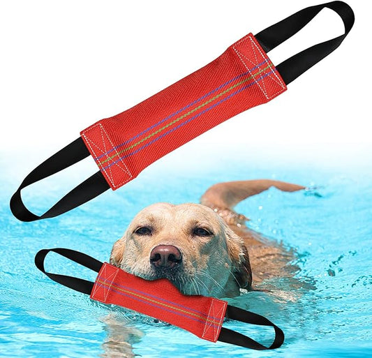 Floating Dog Toy for Pool, Medium & Large Dogs, Lightweight Interactive Tug of War, Fetch & Retrieving Water Toy for Beach, Dock Diving & Outdoor Training