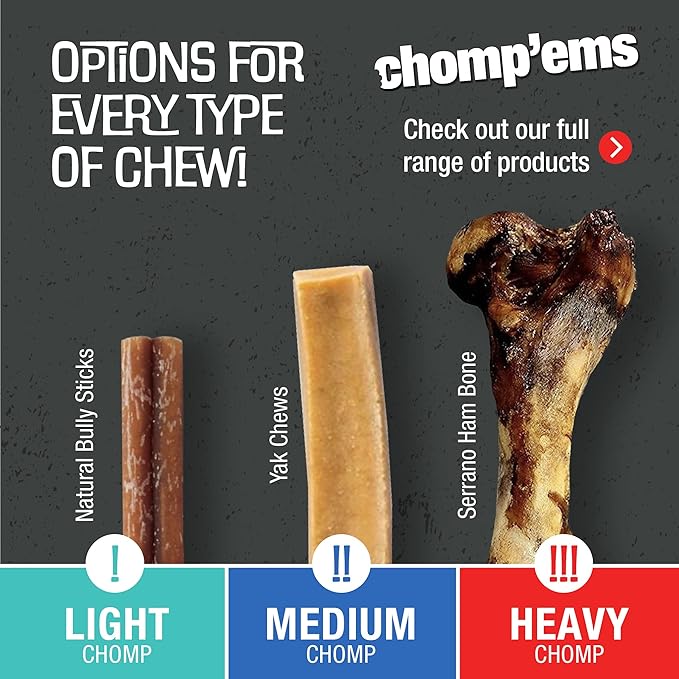 Chomp'ems Duck Skewers, 4 oz - All Natural Rawhide Wrapped with Premium Chicken Breast - Healthy, Protein Rich Treats for Dogs - Dog Chews
