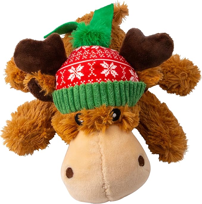 KONG Holiday Dog Toy Christmas Combo Pack – Wild Knots Bear, Whole Antler Chew, Cozie Reindeer (Medium/Large)