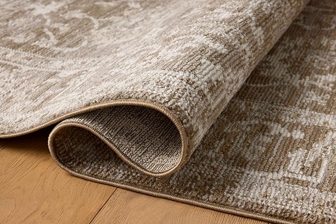 Loloi Magnolia Home by Joanna Gaines Pace Collection PAC-01 Bark/Natural 2'-3" x 3'-10" Accent Rug