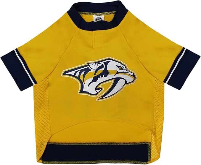 Pets First NHL Pet Jersey - Nashville Predators Dog Jersey, XX-Large. A Premium Big Jersey for Dogs & Cats to Look just Like the Real Hockey Player