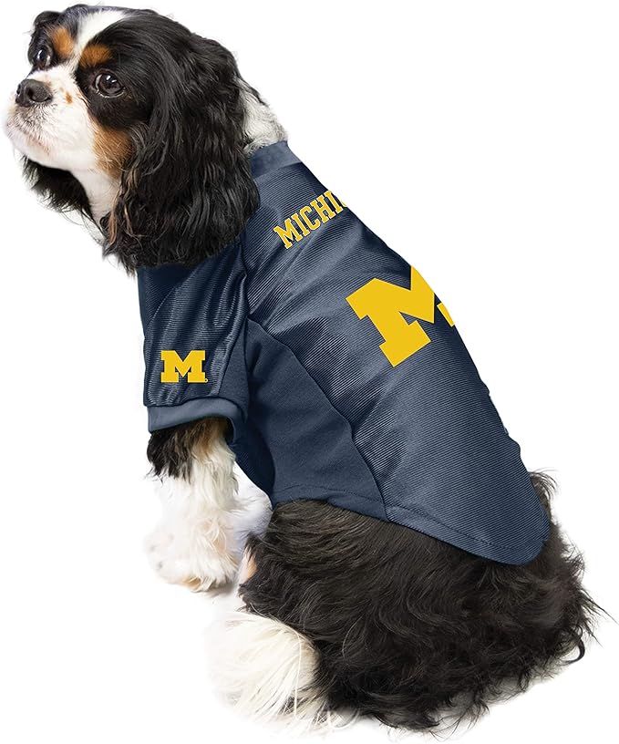 Littlearth NCAA Penn State Nittany Lions Stretch Pet Jersey, Team Color, Medium