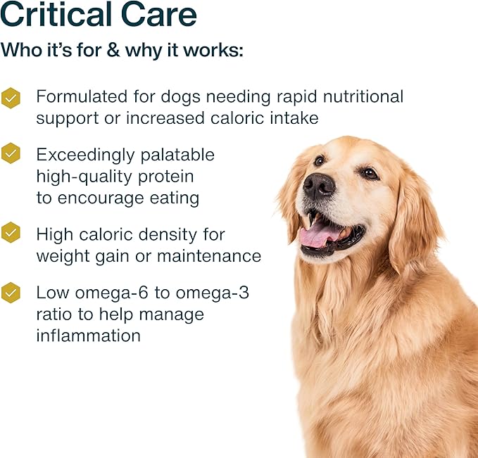 Just Food For Dogs Vet RX Frozen Fresh Prescription Dog Food, Human Grade, Vet Recommended Fresh Pet Meal or Toppers, Limited Ingredient, Prescription Diet, Critical Care Support 18 oz - 21 Pack