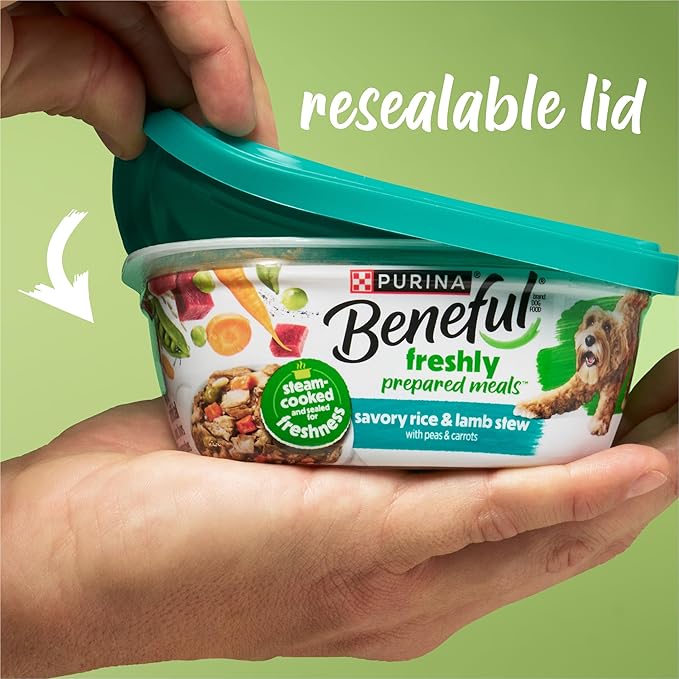 Purina Beneful Gravy Wet Dog Food Variety Pack, Prepared Meals Stew - (12) 10 oz. Tubs