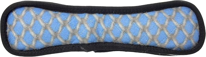 TUFFY - World's Tuffest Soft Dog Toy - MEGA - Squeakers - Multiple Layers. Made Durable, Strong & Tough. Interactive Play (Tug, Toss & Fetch). Machine Washable & Floats (Bone Chain Link, Large 2 Pack)