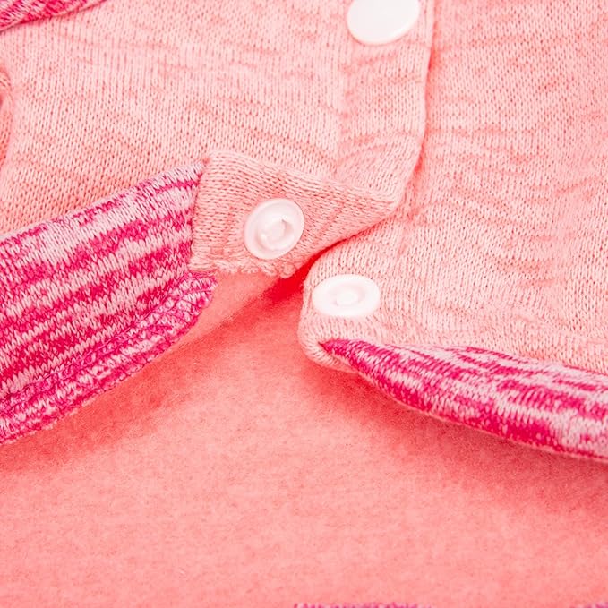 Dog Sweater, Dog Sweaters for Small Dogs, 2, 3 Pack Warm Soft Pet Clothes for Puppy, Medium Large Cat, Dogs Girl or Boy, Dog Shirt for Winter Christmas (Hoodie Pink,Purple+Pink,Rose, X-Small)