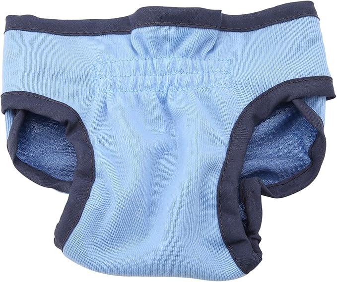 SUNGOOYUE Reusable Dog Diapers Female, Polyester Elastic Dog Physiological Pants with Adjustable Fit for Heat Cycle 11.8-29.5in for Small Medium Large Dogs (M)