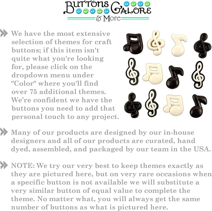 Buttons Galore and More Collection of Novelty Buttons and Embellishments Based on A Variety of Themes, Holidays, and Seasons for DIY Crafts, Scrapbooking, Sewing, Cardmaking and other Projects
