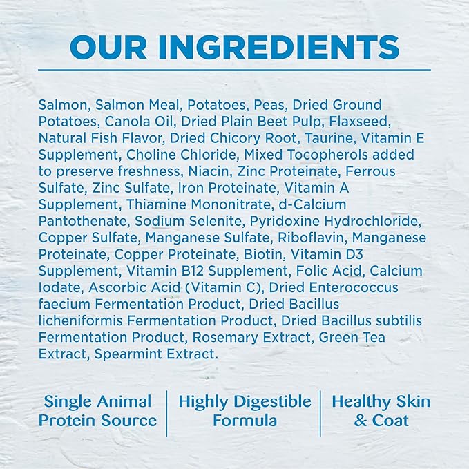 Wellness Simple Limited Ingredient Dry Dog Food for Sensitive Stomachs, Supports Skin & Coat, Grain-Free, Natural, Salmon & Potato Recipe, (24-Pound Bag)