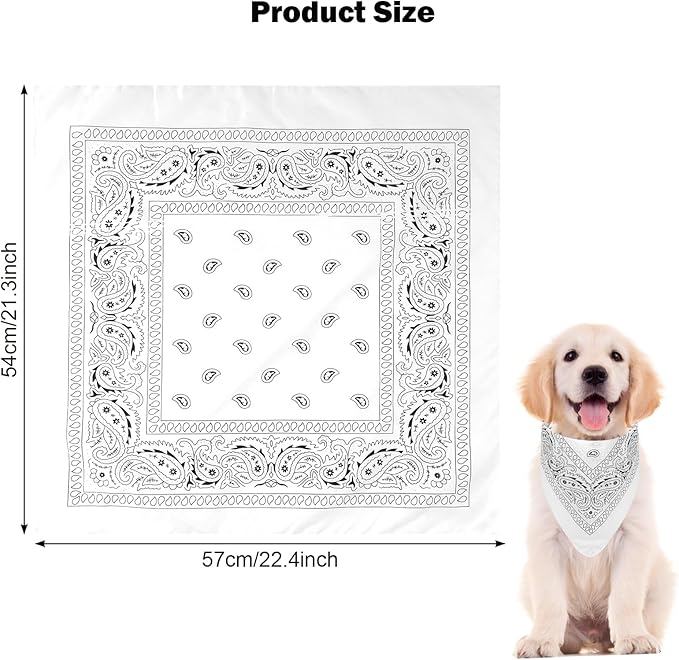 Fumwase Pet Cowboy Costume Halloween Costumes for Dogs Cat Puppy Hats with Bandana Scarf Cowboy Costume Accessories Dog Cat for Party Festival and Daily Wearing (Off-White, Small)