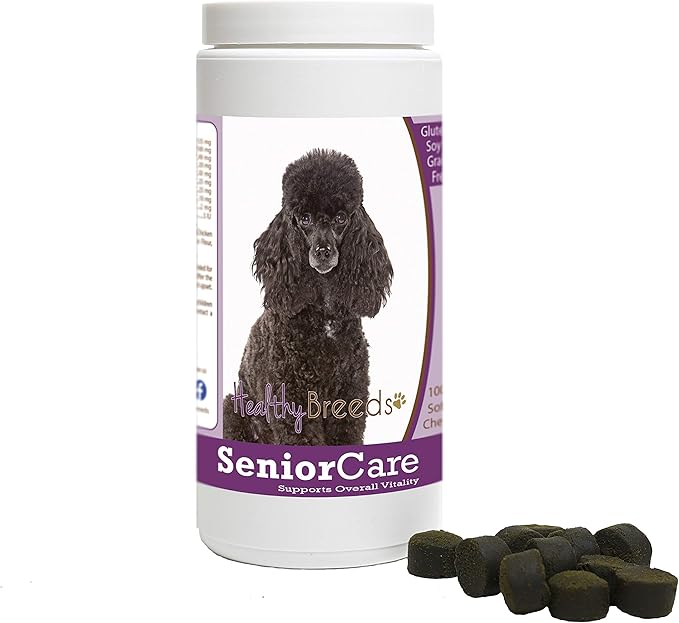 Healthy Breeds Poodle Senior Dog Care Soft Chews 100 Count