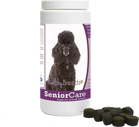 Healthy Breeds Poodle Senior Dog Care Soft Chews 100 Count