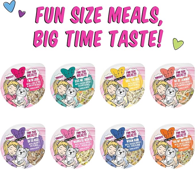Weruva Best Fido Friend Fun Size Meals for Dogs, Im in Luck, 2.75oz Cup, Pack of 12