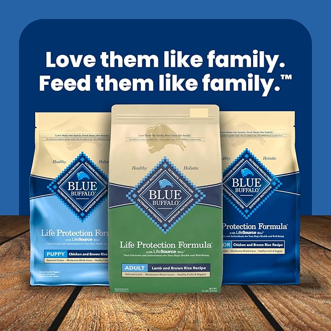 Blue Buffalo Life Protection Formula Adult Dry Dog Food, Helps Build and Maintain Strong Muscles Lamb & Brown Rice Recipe, 24-lb. Bag