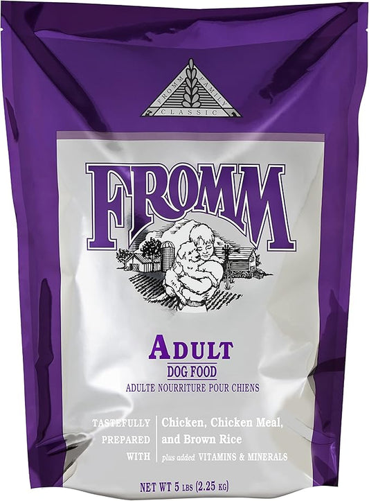 Fromm Classic Adult Dog Food - Premium Dry Dog Food for Large, Medium, & Small Breeds - Chicken Recipe - 5 lb