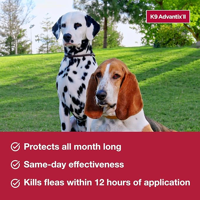 K9 Advantix II Small Dog Vet-Recommended Flea, Tick & Mosquito Treatment & Prevention | Dogs 4-10 lbs. | 4-Mo Supply