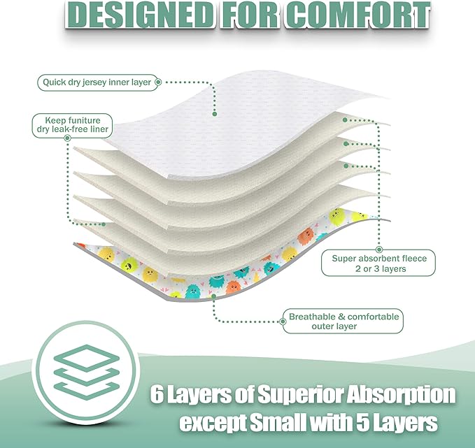 wegreeco Luxury Washable Reusable Dog Diapers (Stylish Pattern) - Female Dog Diapers, Doggie Diapers, 3 Pack (Inspiring, Medium)